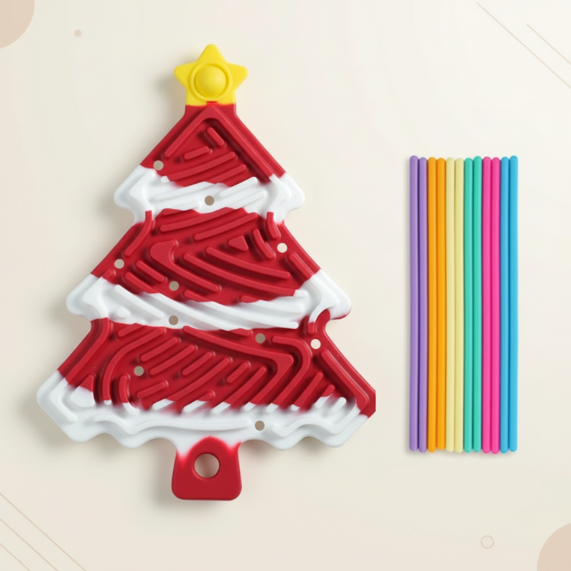 FidgetFrost – Lekent og mykt – Silikon Busy Board