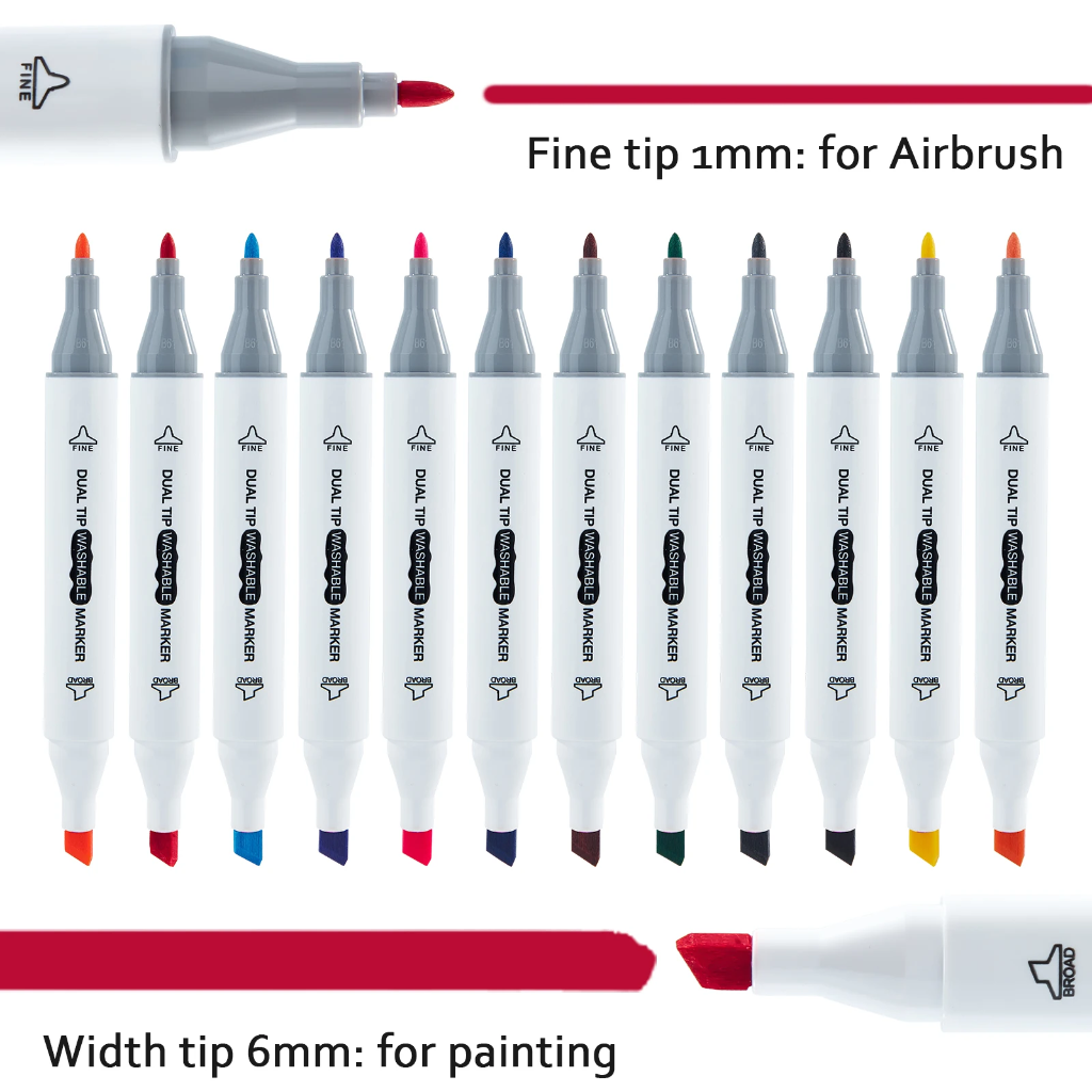 PaintBuddy – Kreativt og lærerikt – Bærbart airbrush-tegnesett