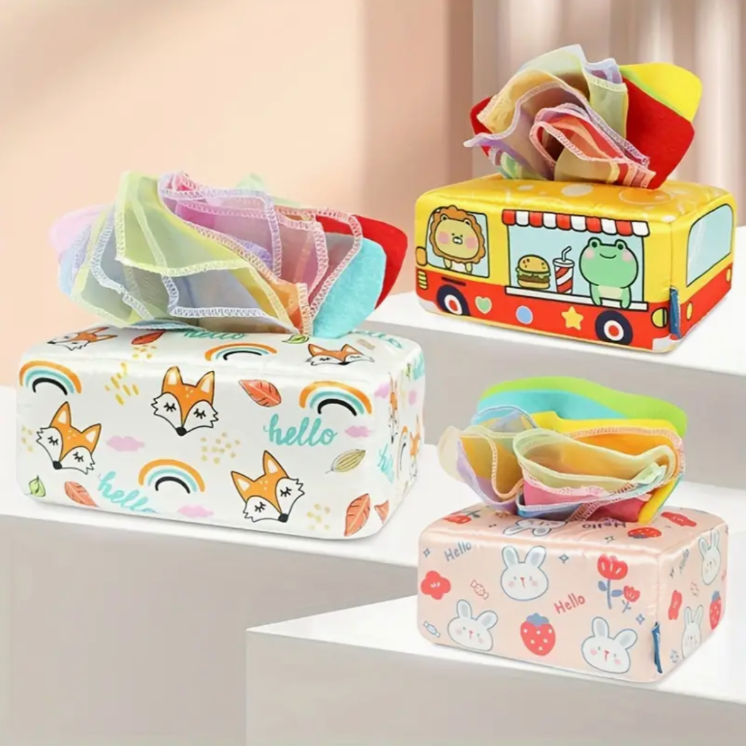 KleurenKracht – Utvikling og sanser - Montessori sensorisk tøyeske