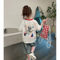 Thumbnail for LittleVibe – Lek og kreativitet – Oversized T-skjorte med fargerik illustrasjon