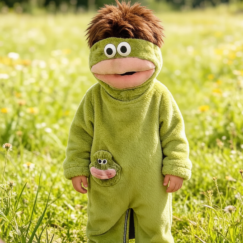 LittleMonster – Komfortabel og søt – barnedrakt med morsomt monstermotiv