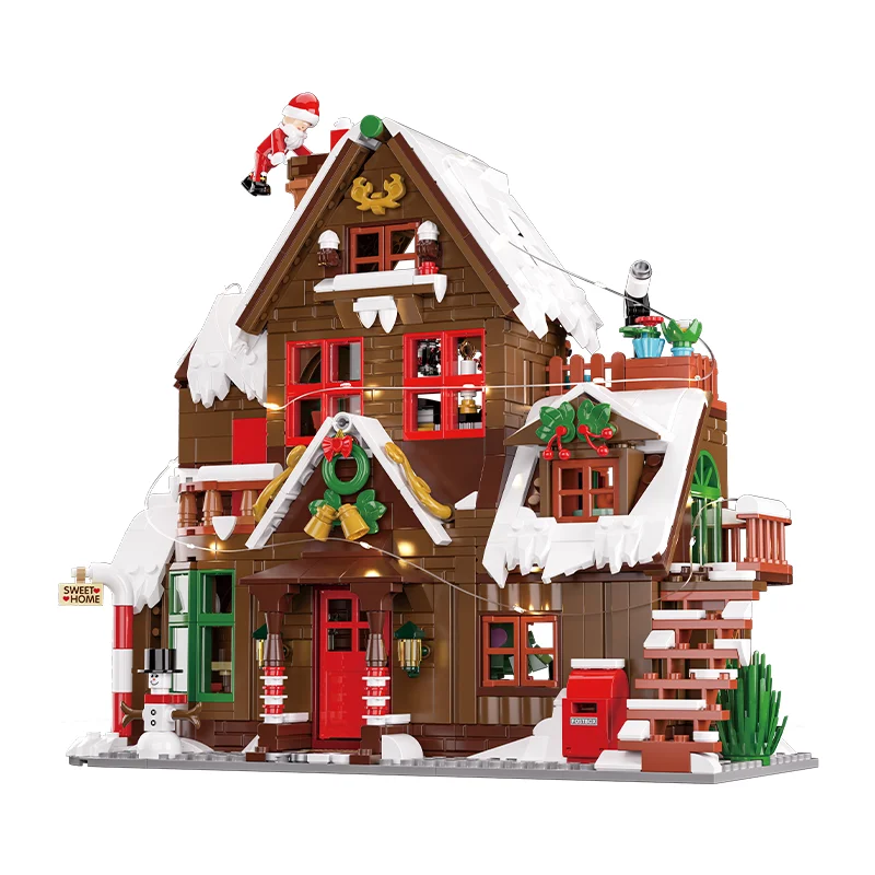 ChristmasHome – Festlig og kreativt – Byggesett til julehus
