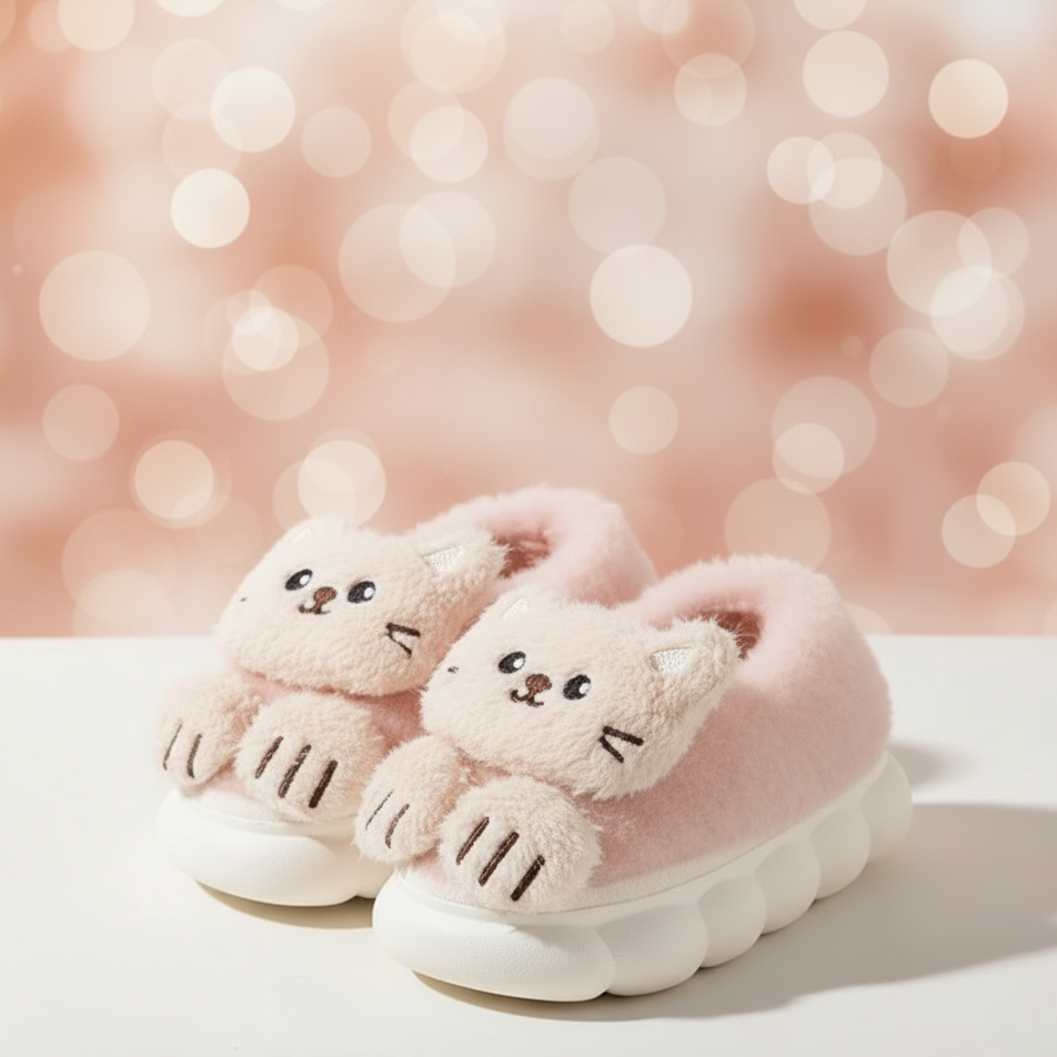 SnuggleKitty – Varme og trygghet – Kattesko for barn
