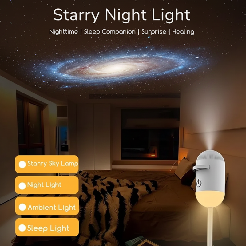 NightSky – Dimmbar og magisk på soverommet – LED Galaxy-lampe