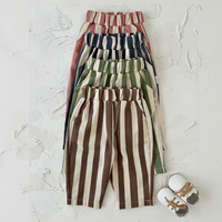 Thumbnail for SoftStripe – Myk og behagelig – babybukser med stripete mønster