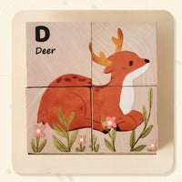 Thumbnail for WoodMind – Kreativt og lærerikt – 6-i-1 Montessori dyre-trepuslespill
