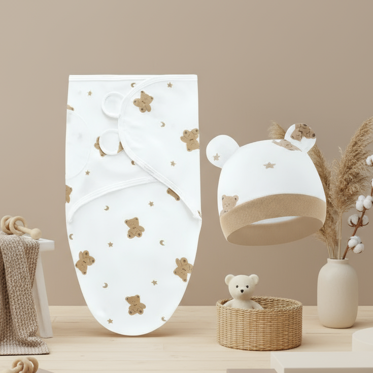 SnuggleBear – Myke og varme – Babyteppe