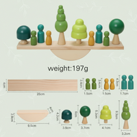 Thumbnail for Wooden Forest Blocks – Kreativitet og utvikling – Sett med treklosser til å stable