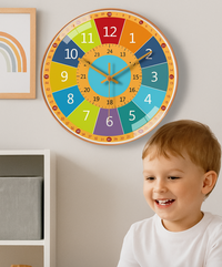 Thumbnail for ChildrenTime – Selvstendig og rolig – pedagogisk veggklokke for barn