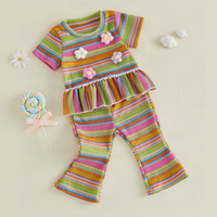 Thumbnail for RainbowBloom – Fargerikt og søtt – barneantrekk «Flower Power»