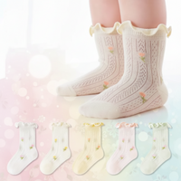Thumbnail for HappyToes – Fargerike og søte – babysokker (sett med 5)