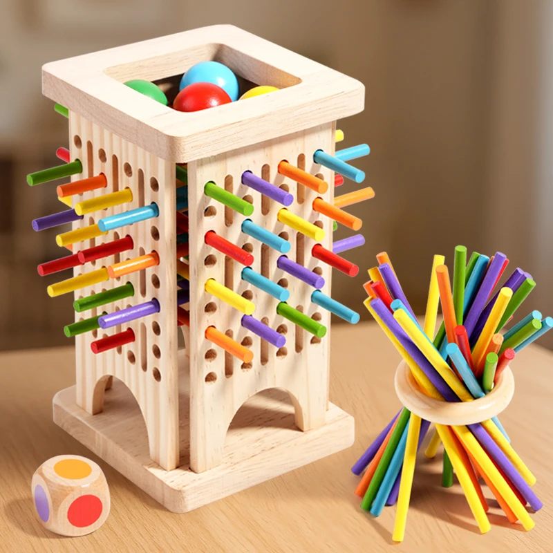 Wooden Stick Battle Game – Tenkning & Interaktivt – Strategisk brettspill