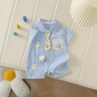 Thumbnail for KiddoStyle – Søt og myk – Jumpsuit for barn med slips og lapp