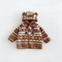 Thumbnail for LittleWarm – Koselig og stilig – Vinterjakke med Fair Isle-mønster