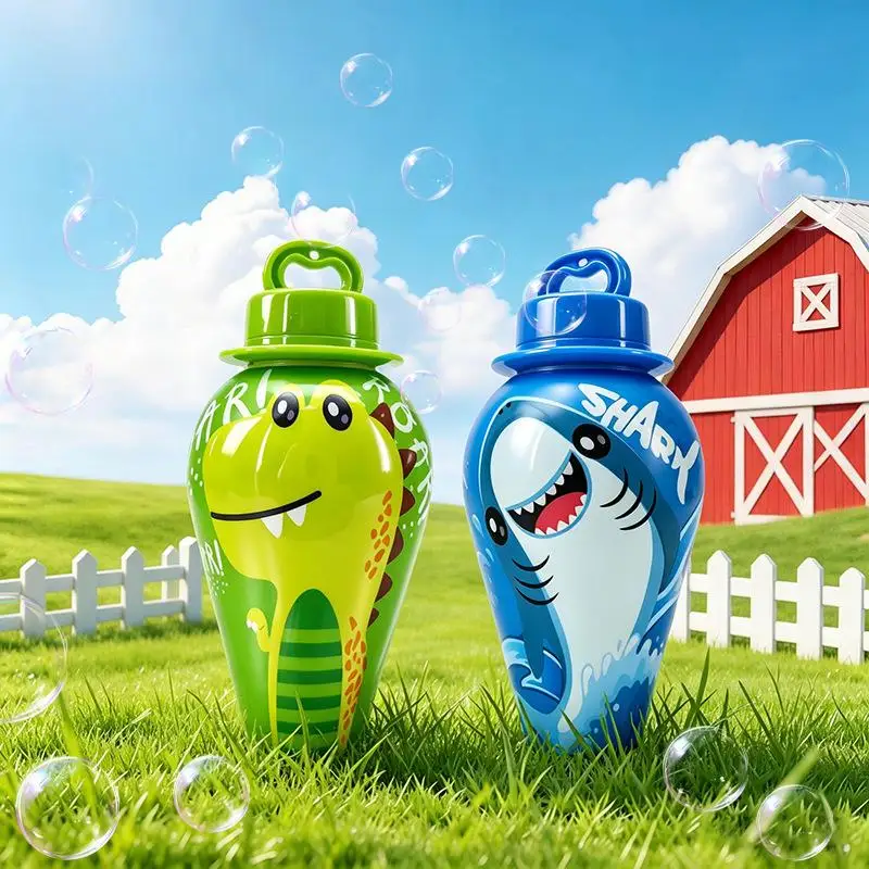 BubblePals – Munter & leken – Mini-bobleblåser med dyremotiv som hindrer søl
