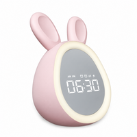 Thumbnail for BunnyGlow – Søt og praktisk – digital vekkerklokke for barn med nattlampe