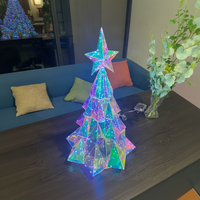 Thumbnail for CrystalGlow – Festlig og stemningsfullt – Dekorativ LED-juletre