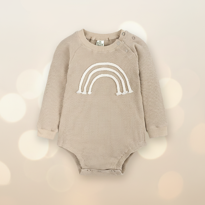 SnuggleHue – Myk og behagelig – Regnbue-body til baby