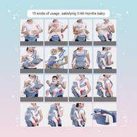 Thumbnail for CozyCarry – Praktisk og justerbar – 3-i-1 bæresele for barn