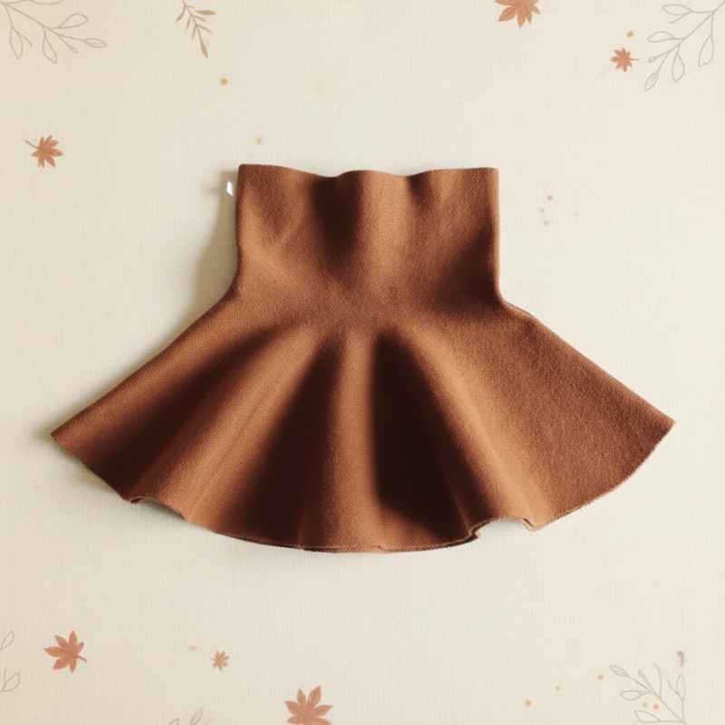 Girls Knitted Skirt – Komfort og stil – Barne skjørt