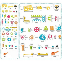 Thumbnail for STEM Building Blocks™ - Utvikling av teknisk forståelse - Fargerike MNT-byggeklosser