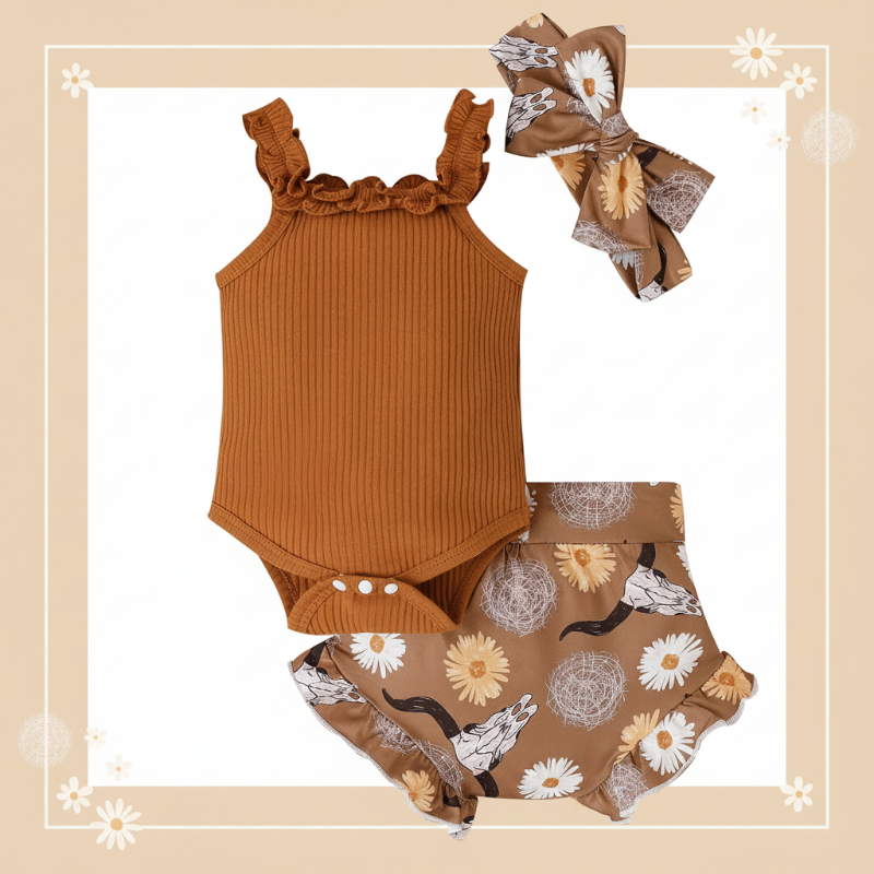Baby Girl Summer Outfit – Søtt og luftig – babysett