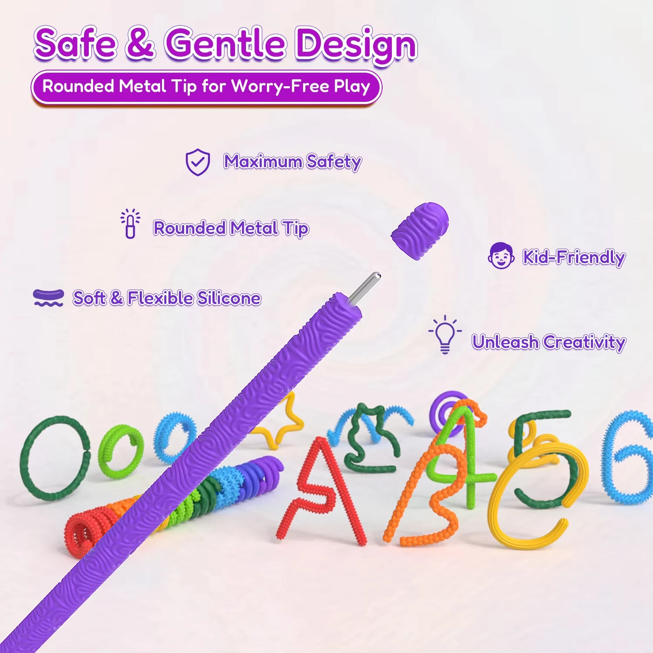 SensoryFlex – Beroligende og interaktivt – sensoriske fidget-pinner