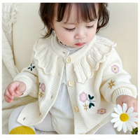 Thumbnail for FloraKnit – Varmt og stilig – Strikket vest med blomsterdetaljer