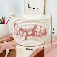 Thumbnail for CuddleBasket – Søt og personlig – Personlig bleiekurv