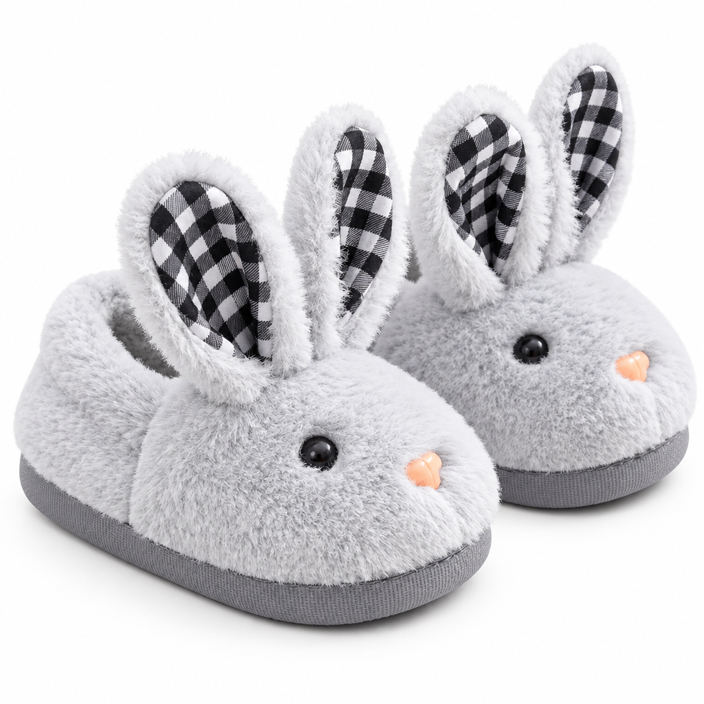 BunnyToes – Myke og varme – Plysj-kaninsko