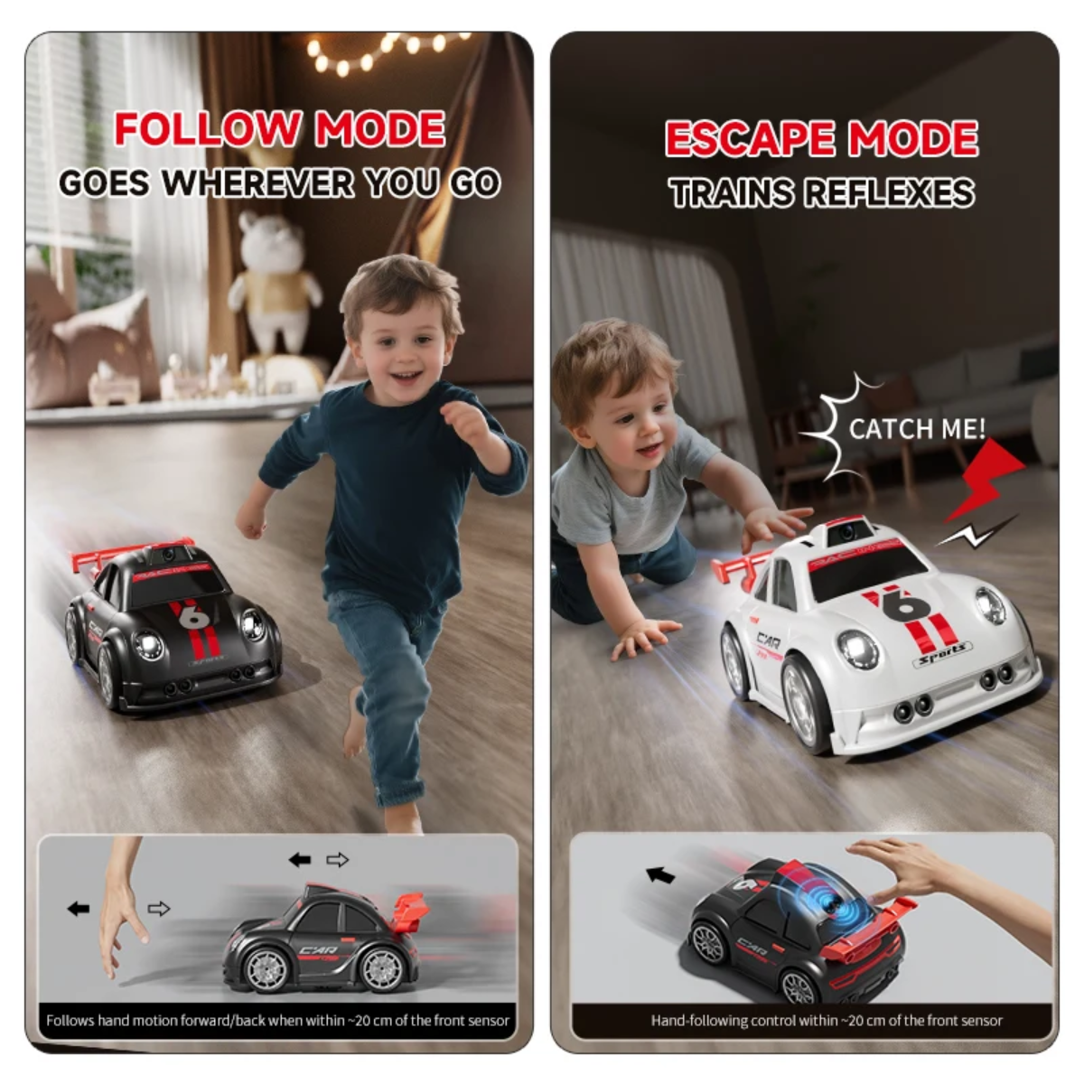 RacePro – RC & Stunt – Drift-Sensing Racer Auto med kamera