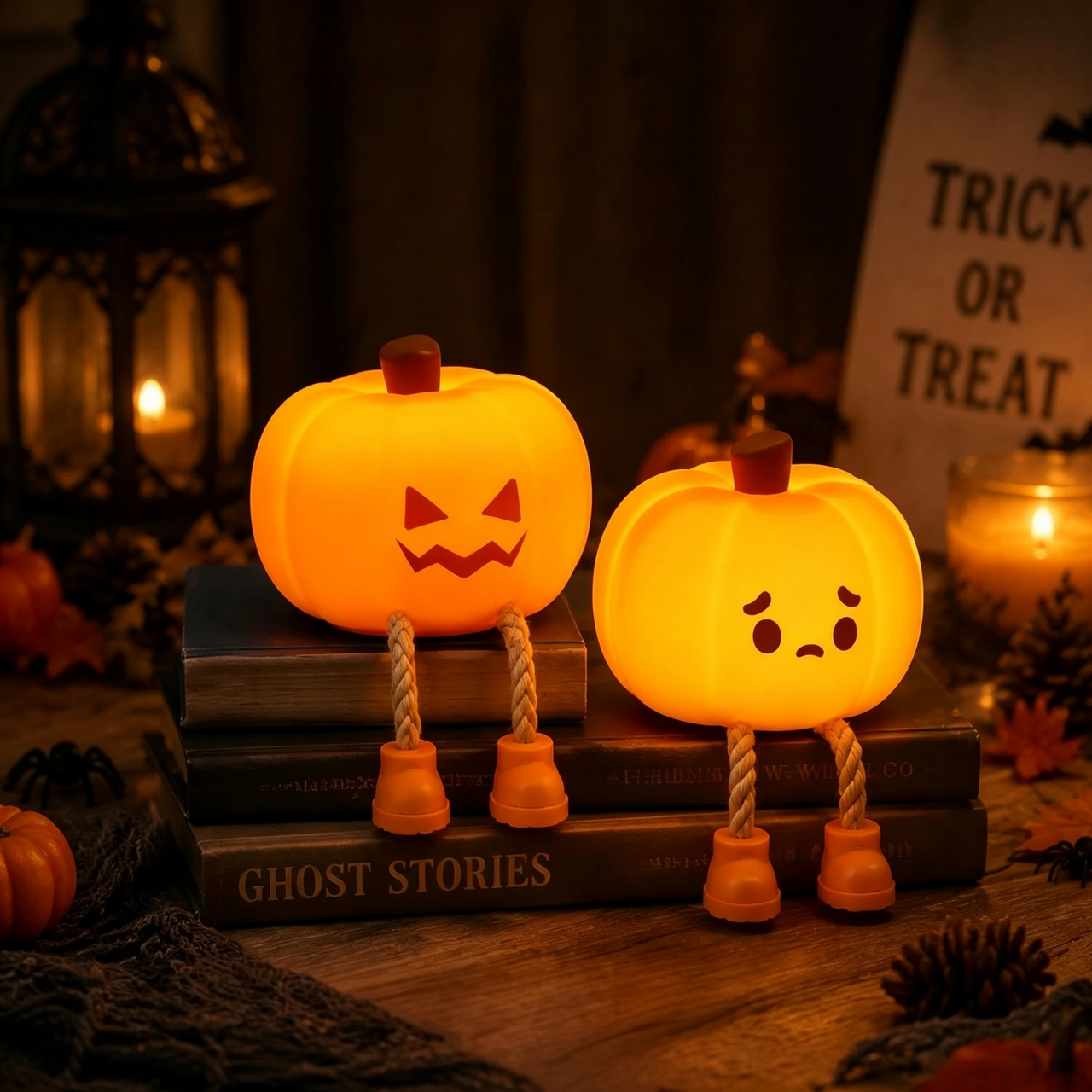 SpookyLamp – Søt og stemningsfull – Halloween-nattlampe