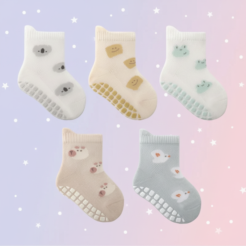 Soft Grip Socks – Myke og praktiske – sklisikre babysokker