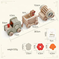 Thumbnail for TrainCount –  Klassisk og pedagogisk – Tre-Montessori-tog