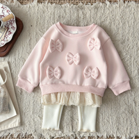 Thumbnail for LittleAngel – Mykt og stilig – Babysett med genser og bukser med elastikk