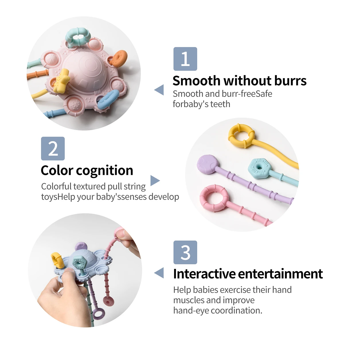HappyHands – Sansestimulering & Montessori – Sensorisk trekksnor