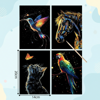 Thumbnail for GlowArt – Glow-in-the-dark – Skrapeloddssett