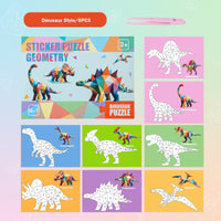 Thumbnail for 3D Sticker Puzzle – Kreativt og lærerikt – Geometrisk 3D-puslespill