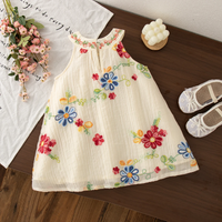 Thumbnail for MiniFlora – Lett og sjarmerende – Brodert kjole til små jenter