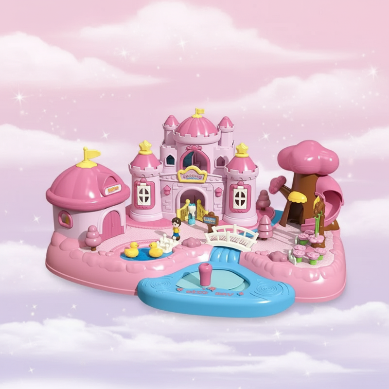 Magnetic Princess Castle – Kreativt og magisk – magnetisk dukkehus-lekesett