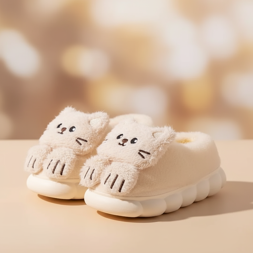 SnuggleKitty – Varme og trygghet – Kattesko for barn