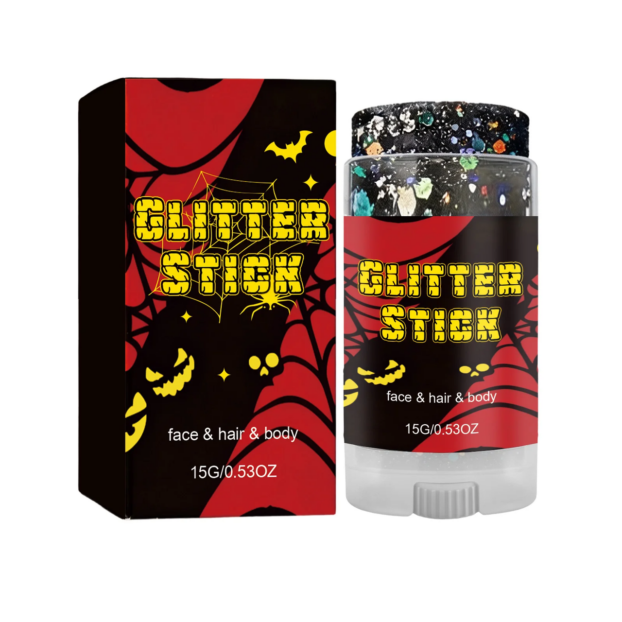 GlitterPop – Glitrende og festlig – Halloween-glitterstift til ansikt, hår og kropp