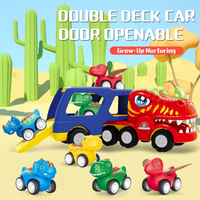 Thumbnail for DinoDrive – Kreativt og spennende – 5-i-1 lastebil-lekesett