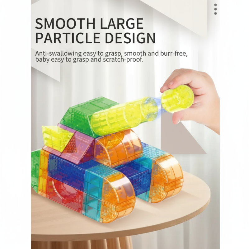 MagniCube – Kreativt og lærerikt – Magnetisk byggeklossett