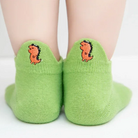 Thumbnail for PlayfulToes – Fargerike og myke – korte barnesokker (sett med 5)