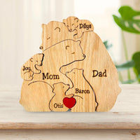 Thumbnail for Family Puzzle™ – Personlig morsdagsgave med bjørnefamilien