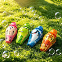 Thumbnail for BubblePals – Munter & leken – Mini-bobleblåser med dyremotiv som hindrer søl