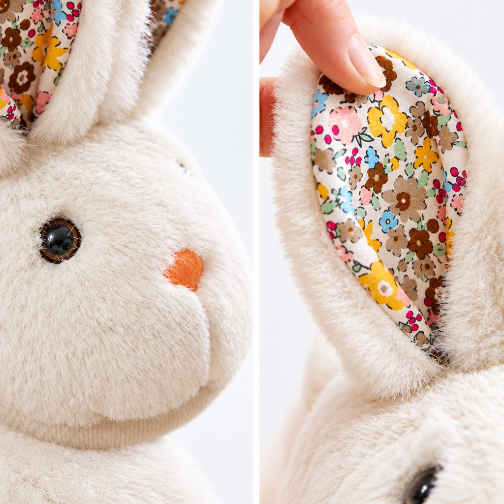 BunnyToes – Myke og varme – Plysj-kaninsko