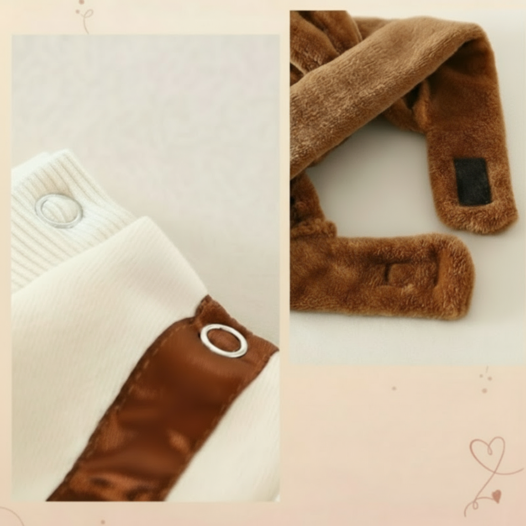 MiniSnow – Koselig og beskyttende – Plysjromper og lue