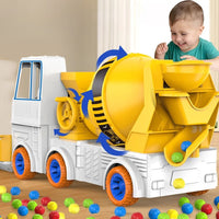 Thumbnail for Power Mixer Truck – Snu og bygg moro – Konstruksjonsleketøy